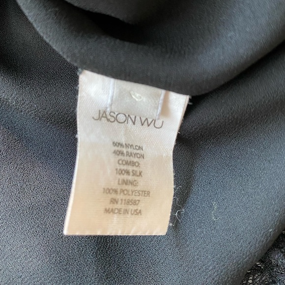 Jason Wu lace long sleeve black dress - Picture 5 of 6